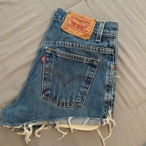 Levi’s vintage high waisted shorts
